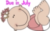 Cartoon Baby Girl- Due in July