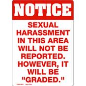 Sexual Harassment Will Be Graded