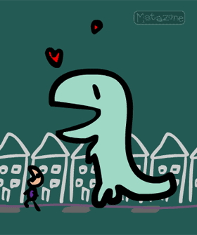 Dino In Love