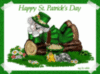 Bear with Happy St. Patrick's Day