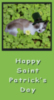 Saint Patricks day kitty poste..