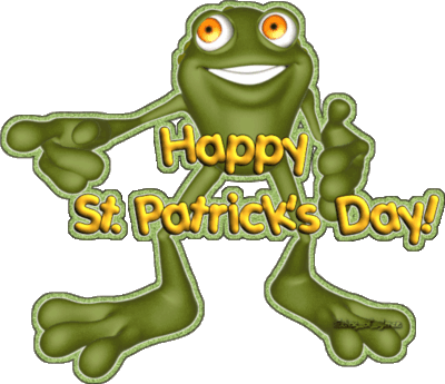 St. Patrick's Day Frog