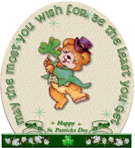 St.Patricks Day Bear Sign
