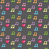 Animated music Notes and Heart..