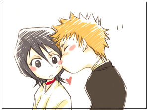 kiss rukia and ichigo