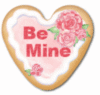 Be Mine valentines cookie