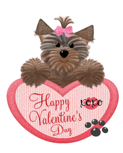 Doggy Happy Valentine's Tag