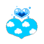 blue-clouds heart