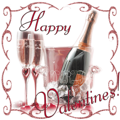 Happy Valentines Champagne