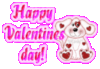happy valentines day with dog