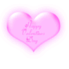 Happy Valentines Day in pink b..