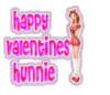 happy valentines hunnie with g..