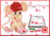 Mouse with Happy Valentines Da..