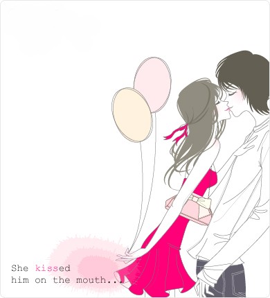 she kissed..