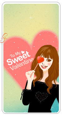 to my sweet valentine