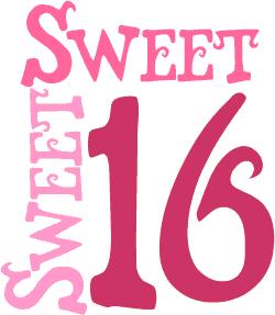 Happy Birthday sweet 16