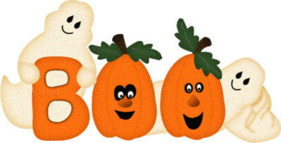 Boo - pumpkins n ghosts