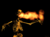 Fire breathing Skeleton
