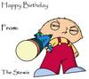 Happy Birthday from the Stewie
