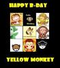 Happy Birthday yellow monkey