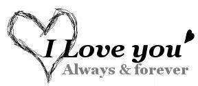 Love always & forever