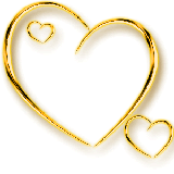 Gold Heart Love