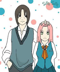 Itachi & Sakura.