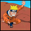Naruto and the chief toad