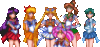 Sailormoon and friends