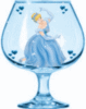 Cinderella Blue Glass