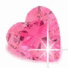 pink diamond heart