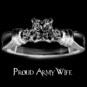 proud army wife ring