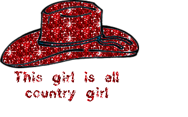red country girl hat