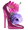 Shoe with Florals