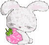 sparkely Strawberry Bunny