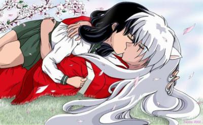 Kagome & Inu Yasha Kiss