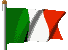 Italian animated flag