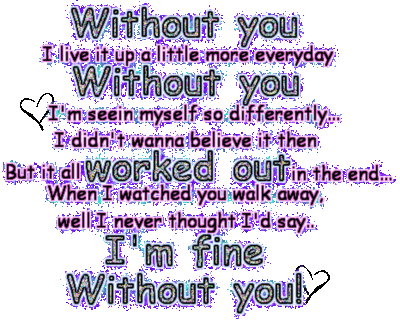 Without you...