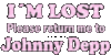 Johnny Depp - Im Lost pink xD