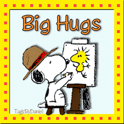  Snoopy Painter With Big Hugs