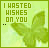 I Wasted Wishes on You