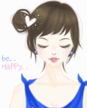 QQ girl be happy...