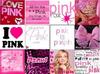 Pink Icons Collage