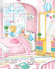 cute kawaii girly bedroom