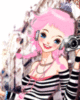 Cute Pink Haired Girl With A Camera