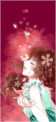 falling petals