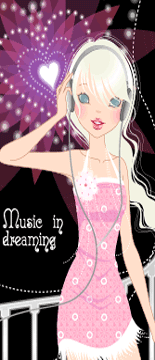 Girl In Pink Music In Dreaming