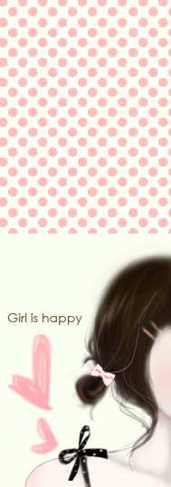 girl is happy