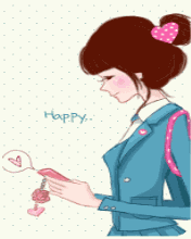 happy girl
