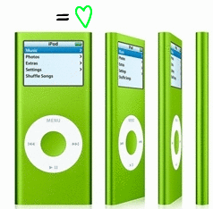ipod is love [green]